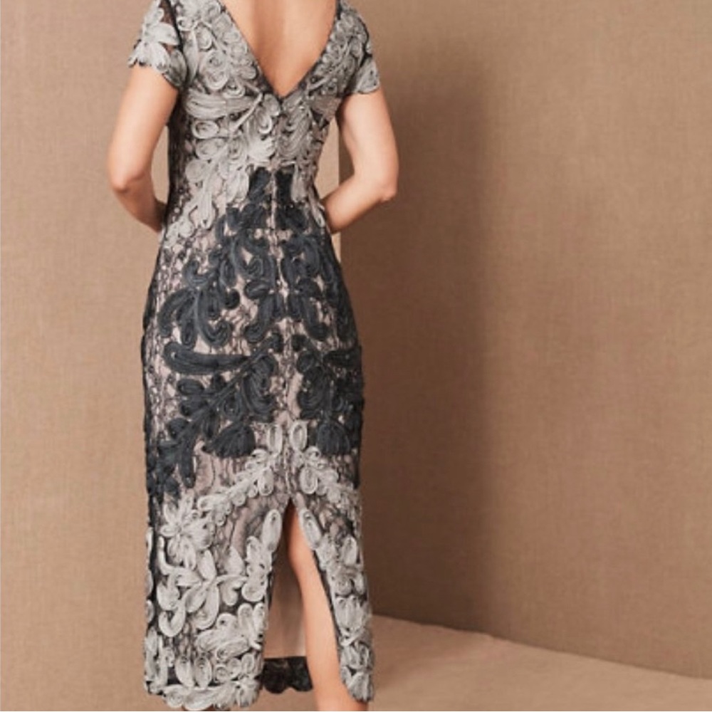 BHLDN JS Collections Santiago dress blue gray - Picture 2 of 4
